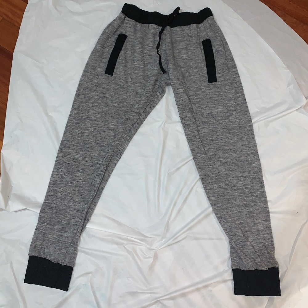 Gray joggers